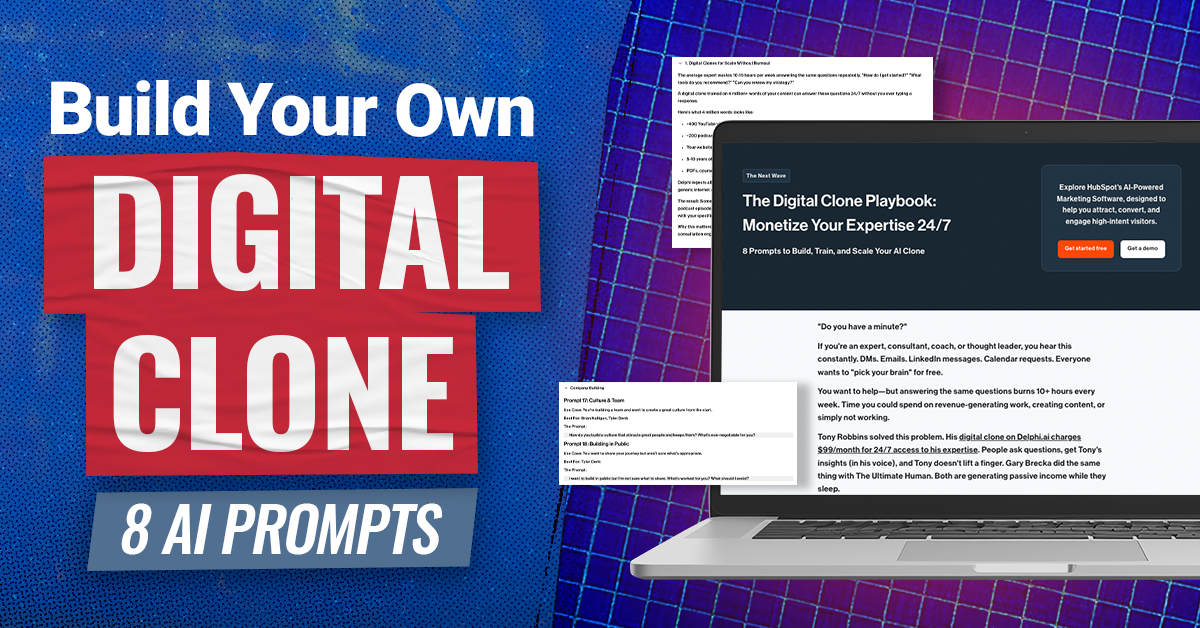 The Digital Clone Playbook: Monetize Your Expertise 24/7